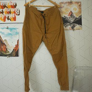 American eagle elastic waist khaki jogger